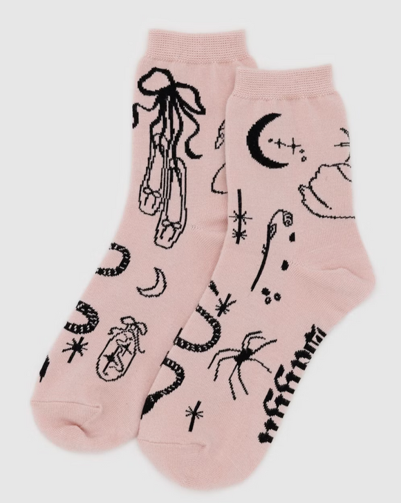 Baggu | Crew Sock | Ballet Icons