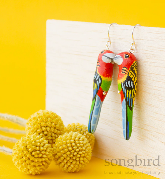 Songbird | Eastern Rosella | Earrings