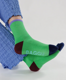 Baggu | Ribbed Sock | Aloe Mix