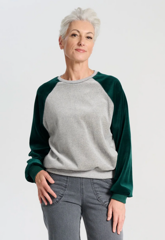 Olga de Polga | Odessa Sweatshirt | Forest Green