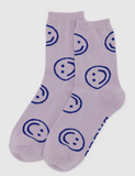 Baggu | Crew Socks | Dusty Pink | Happy