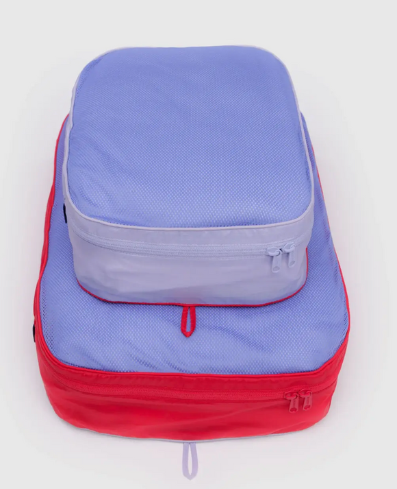 Baggu | Large Packing Cube Set | Mesh Berry Mix