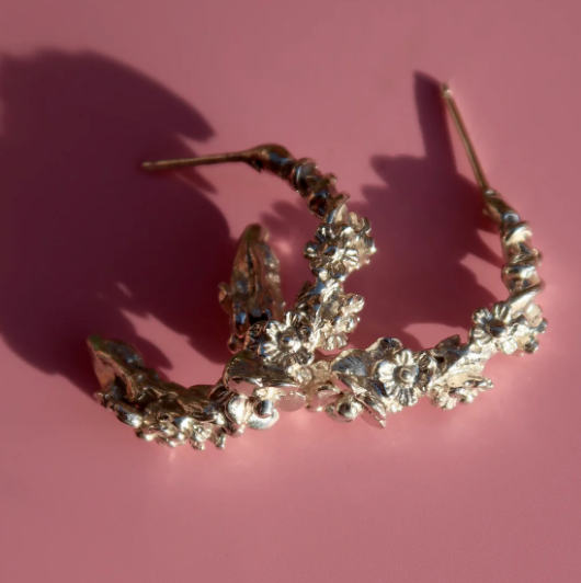 SGS Jewellery | Mini Wild Flower Hoops