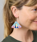 Martha Jean | Moth Wattle Earrings | Periwinkle + Cobalt
