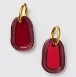 Marth Jean | Cora Earrings | Plum + Gold