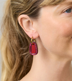 Marth Jean | Cora Earrings | Plum + Gold