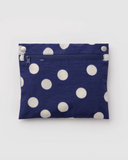 Baggu | Small Cloud | Navy and Cream Polka Dot