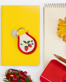 Three Potato Four | Strawberry Blossom Patch Keychain