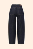 Frock Me Out | Barrel Leg Jeans | Dark Denim