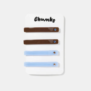 Chunks | Slides in Chocolate + Periwinkle