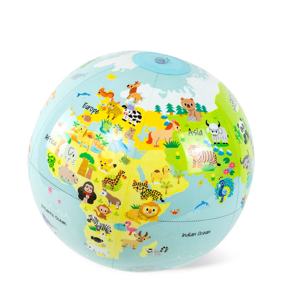 Tiger Tribe | World Globe 30cm| Baby Animals
