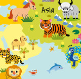 Tiger Tribe | World Globe 30cm| Baby Animals