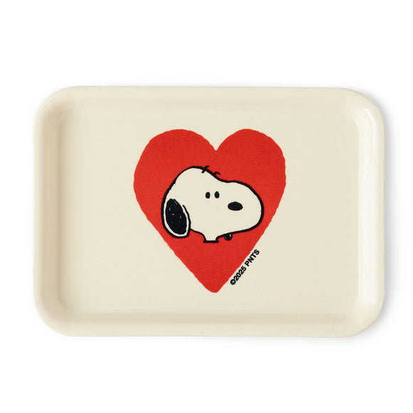 Three Potato Four | Snoopy Heart Vintage-Style Tray