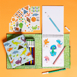 Tiger Tribe | Colouring Set | Dinosaurs