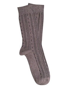 Tightology | Trastevere | Brown Marle Cotton Socks