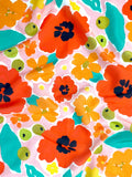Julie White | Silk Cotton Scarf | Tropical Garden