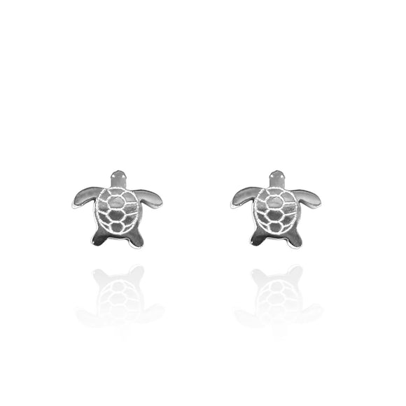 Originals Lab | Silver Turtle Stud Earrings