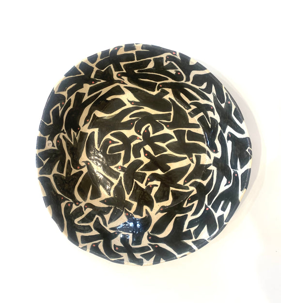 4. The metallic starling murmuration (large bowl)
