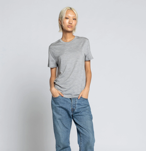 McIntyre Merino | All Day Merino Tee | Grey