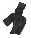 Tightology | Vintage Long Merino Wool Socks | Chocolate