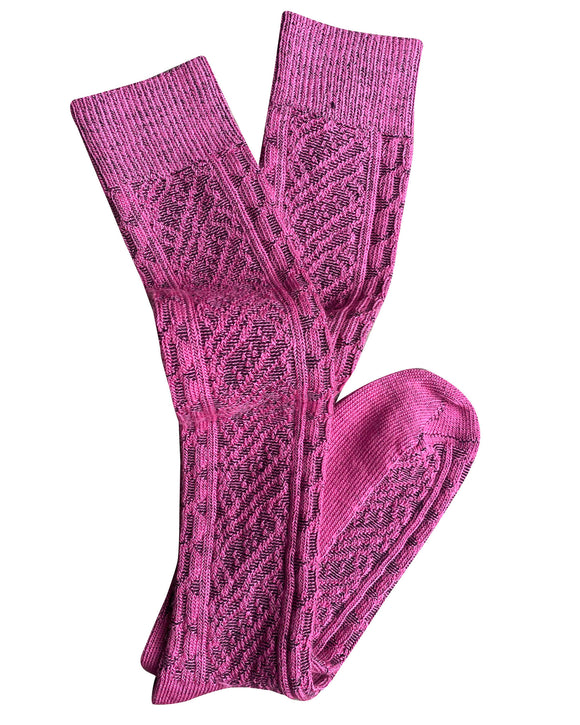 Tightology | Vintage Fuchsia | Merino Wool Socks