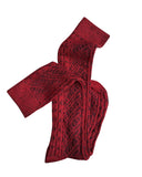 Tightology | Vintage Long Merino Wool Socks | Red