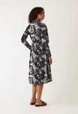 Nancybird | Mera Shirt Dress | Hydrangea Greyscale