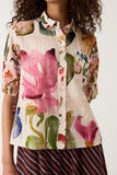 Nancybird | Summer Shirt | Watercolour Collage