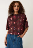 Nancybird | Tasmin Boxy Tee | Bloom Tile