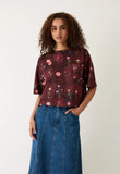 Nancybird | Tasmin Boxy Tee | Bloom Tile