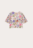 Nancybird | Tasmin Boxy Tee | Watercolour Collage