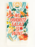 My Favourite Salad is Wine | Tea Towel