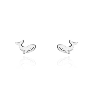 Originals Lab | Silver Whale Stud Earrings