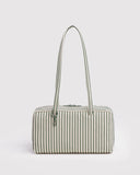 Baggu | Nylon Bowler Bag | Sage Stripe