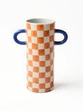Jones & Co | Griffe Tan Check Bud Vase