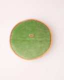 Kip & Co | Velvet Pea Cushion | Pesto
