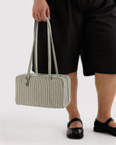 Baggu | Nylon Bowler Bag | Sage Stripe