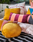 Kip & Co | Velvet Pea Cushion | Pecan