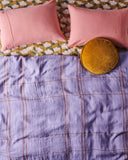 Kip & Co | Velvet Pea Cushion | Pecan