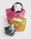 Baggu | Go Pouch | Star Plaid