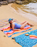 Kip & Co | Terry Beach Towel | Surfs Up