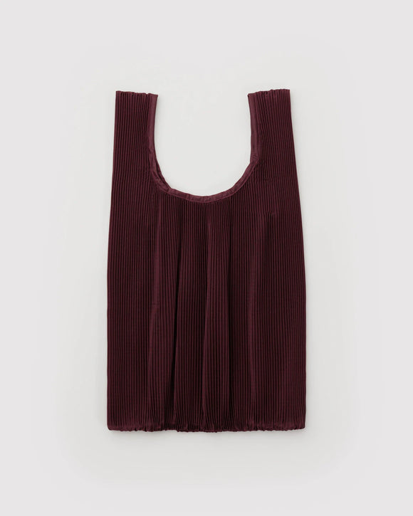 Baggu | Pleated Baggu | Mahogany