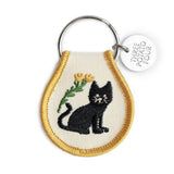 Three Potato Four | Patch Keychain | Black Cat