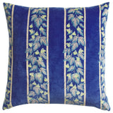 Sage x Clare | Agata Velvet Cushion | Ultramarine