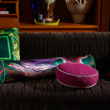Sage x Clare | Dana Round Cushion | Plumberry