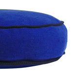 Sage x Clare | Dana Round Cushion | Ultramarine