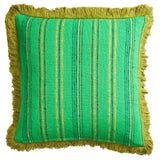 Sage x Clare | Nicolette Woven Cushion | Spring Green