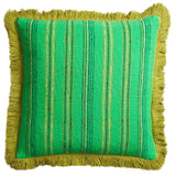 Sage x Clare | Nicolette Woven Cushion | Spring Green
