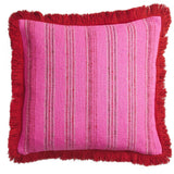 Sage x Clare | Nicolette Woven Cushion | Pansy