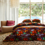 Sage x Clare | Nicolette Woven Cushion | Pansy
